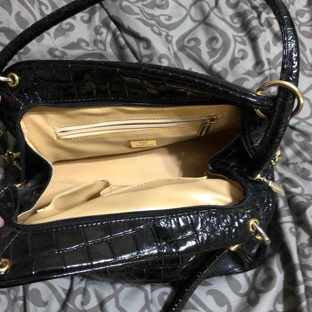 Black Italy leather bag